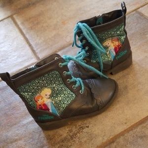 Frozen lace up boots